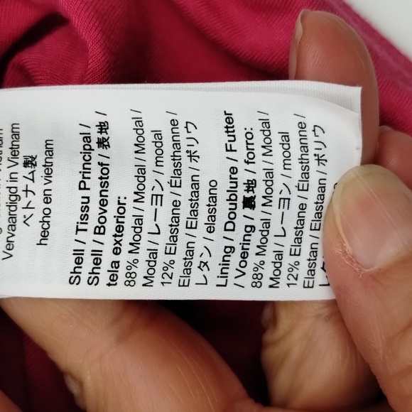 J Crew top blouse pink size medium crushed velvet tie long sleeve crop V-neck - Picture 7 of 12